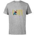 thumbnail image 1 of Disney Mickey and Friends Goofy Lettering Classic - Short Sleeve Cotton T-Shirt for Adults - Customized-Athletic Heather, 1 of 5
