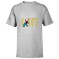 thumbnail image 1 of Disney Mickey and Friends Goofy Lettering Classic - Short Sleeve T-Shirt for Kids – Customized-Athletic Heather, 1 of 5