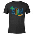 thumbnail image 1 of Disney Mickey and Friends Goofy Silly - Short Sleeve Blended T-Shirt for Adults - Customized-Black, 1 of 5