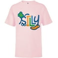thumbnail image 1 of Disney Mickey and Friends Goofy Silly - Short Sleeve T-Shirt for Kids - Customized-Soft Pink, 1 of 5