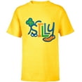 thumbnail image 1 of Disney Mickey and Friends Goofy Silly - Short Sleeve T-Shirt for Kids - Customized-Yellow, 1 of 5