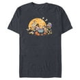thumbnail image 1 of Disney Mickey and Friends Halloween Retro - Short Sleeve Blended T-Shirt for Adults - Customized-Navy Heather, 1 of 5