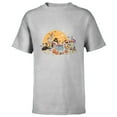 thumbnail image 1 of Disney Mickey and Friends Halloween Retro - Short Sleeve T-Shirt for Kids - Customized-Athletic Heather, 1 of 5