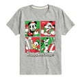 thumbnail image 1 of Disney - Mickey and Friends Happy Holidays - Toddler & Youth Short Sleeve Graphic T-Shirt, 1 of 4