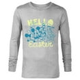 thumbnail image 1 of Disney Mickey and Friends Hello Easter - Long Sleeve T-Shirt for Men - Customized-Athletic Heather, 1 of 5