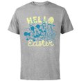 thumbnail image 1 of Disney Mickey and Friends Hello Easter - Short Sleeve Cotton T-Shirt for Adults - Customized-Athletic Heather, 1 of 5