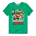 thumbnail image 1 of Disney - Mickey and Friends Holiday Magic - Toddler & Youth Short Sleeve Graphic T-Shirt, 1 of 4