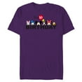 thumbnail image 1 of Disney Mickey and Friends It's My Birthday - Short Sleeve Blended T-Shirt for Adults -Customized-Purple, 1 of 5