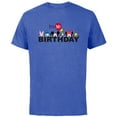thumbnail image 1 of Disney Mickey and Friends It's My Birthday - Short Sleeve Cotton T-Shirt for Adults -Customized-Royal Heather, 1 of 5