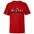 thumbnail image 1 of Disney Mickey and Friends It's My Birthday - Short Sleeve T-Shirt for Kids -Customized-Red, 1 of 5