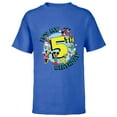 thumbnail image 1 of Disney Mickey and Friends It’s My Fifth 5th Birthday - Short Sleeve T-Shirt for Kids - Customized-Royal, 1 of 5