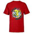thumbnail image 1 of Disney Mickey and Friends It’s My Third 3rd Birthday - Short Sleeve T-Shirt for Kids - Customized-Red, 1 of 5