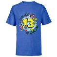 thumbnail image 1 of Disney Mickey and Friends It’s My Thirteenth 13th Birthday - Short Sleeve T-Shirt for Kids - Customized-Royal, 1 of 5