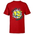thumbnail image 1 of Disney Mickey and Friends It’s My Twelfth 12th Birthday - Short Sleeve T-Shirt for Kids - Customized-Red, 1 of 5