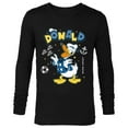 thumbnail image 1 of Disney Mickey and Friends Lucky Donald Duck - Long Sleeve T-Shirt for Men - Customized-Black, 1 of 5