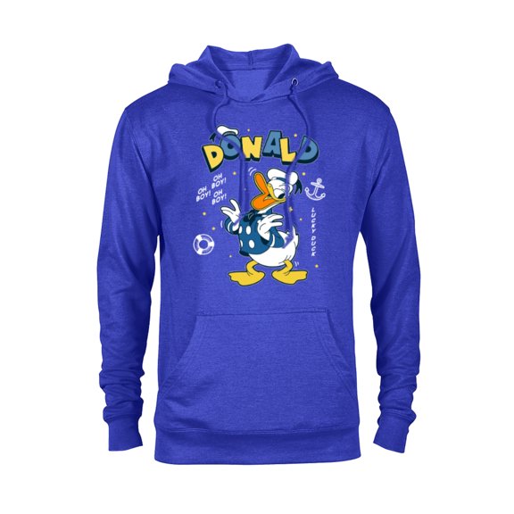 Disney Mickey and Friends Lucky Donald Duck - Pullover Hoodie for Adults - Customized-Royal Heather