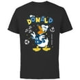 thumbnail image 1 of Disney Mickey and Friends Lucky Donald Duck - Short Sleeve Cotton T-Shirt for Adults - Customized-Black, 1 of 5