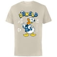thumbnail image 1 of Disney Mickey and Friends Lucky Donald Duck - Short Sleeve Cotton T-Shirt for Adults - Customized-Natural, 1 of 5