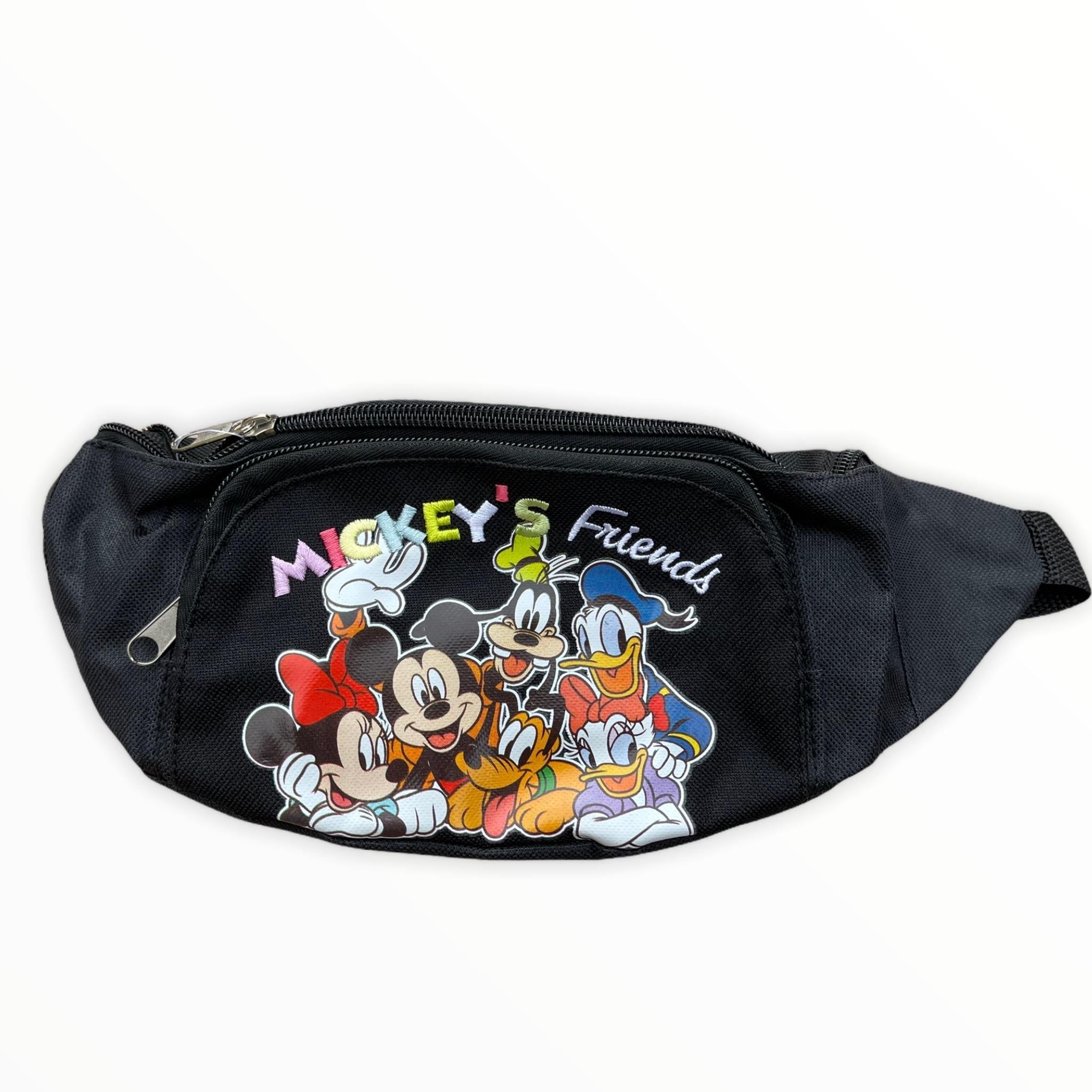 Disney Mickey and Friends Male Fanny Pack, Black