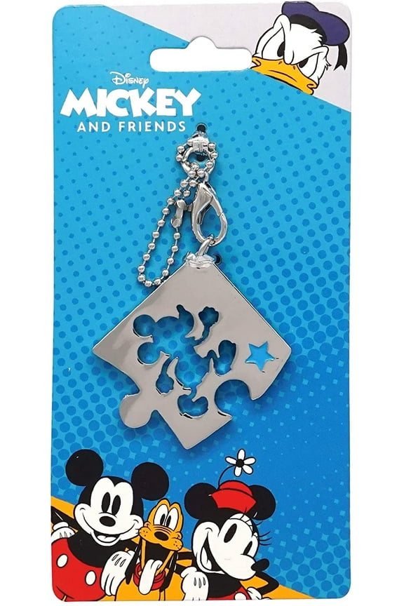 Disney Mickey and Friends: Mickey Puzzle Piece Pewter Key Chain