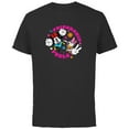 thumbnail image 1 of Disney Mickey and Friends Minnie and Daisy Friendship Feels - Short Sleeve Cotton T-Shirt for Adults - Customized-Black, 1 of 5
