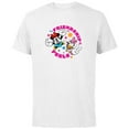 thumbnail image 1 of Disney Mickey and Friends Minnie and Daisy Friendship Feels - Short Sleeve Cotton T-Shirt for Adults - Customized-White, 1 of 5