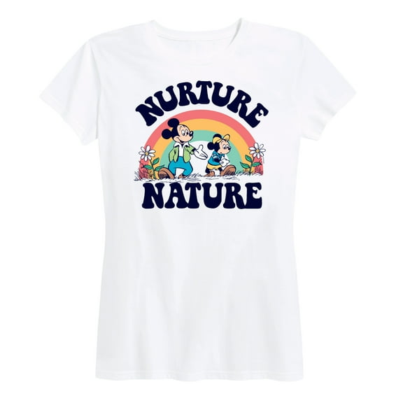 Disney - Mickey and Friends - Nurture Nature - Earth Day - Women's Short Sleeve Graphic Tee