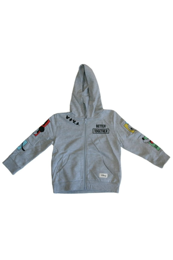 Mickey and Friends Patchwork Toddler Hooded Jacket (4T)