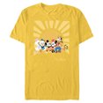thumbnail image 1 of Disney Mickey and Friends People Who Feel Like Sunshine - Short Sleeve Blended T-Shirt for Adults - Customized-Yellow, 1 of 5