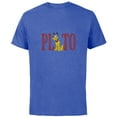 thumbnail image 1 of Disney Mickey and Friends Pluto Lettering Classic - Short Sleeve Cotton T-Shirt for Adults - Customized-Royal Heather, 1 of 5