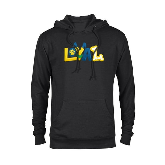 Disney Mickey and Friends Pluto Loyal - Pullover Hoodie for Adults - Customized-Black
