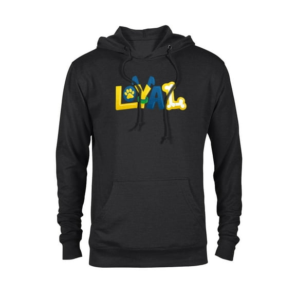 Disney Mickey and Friends Pluto Loyal - Pullover Hoodie for Adults - Customized-Black