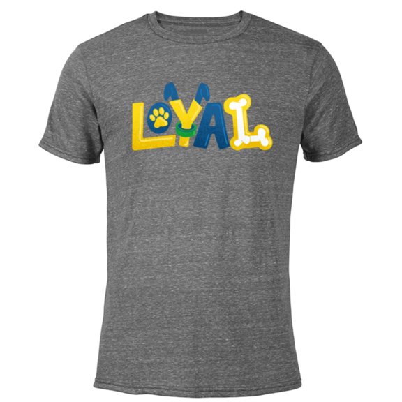 Disney Mickey and Friends Pluto Loyal - Short Sleeve Blended T-Shirt for Adults - Customized-Dark Heather