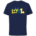 thumbnail image 1 of Disney Mickey and Friends Pluto Loyal - Short Sleeve Cotton T-Shirt for Adults - Customized-Navy, 1 of 4