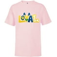 thumbnail image 1 of Disney Mickey and Friends Pluto Loyal - Short Sleeve T-Shirt for Kids - Customized-Soft Pink, 1 of 5