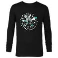 thumbnail image 1 of Disney Mickey and Friends Retro Friendship Vibes - Long Sleeve T-Shirt for Men - Customized-Black, 1 of 5