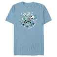 thumbnail image 1 of Disney Mickey and Friends Retro Friendship Vibes - Short Sleeve Blended T-Shirt for Adults - Customized-Ocean Blue, 1 of 5