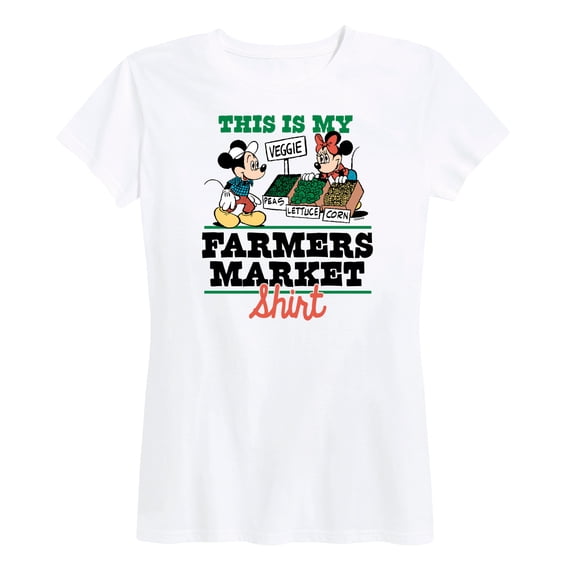 Disney - Mickey and Friends - This Is My Farmers Market Shirt - Earth Day - Women's Short Sleeve Graphic Tee