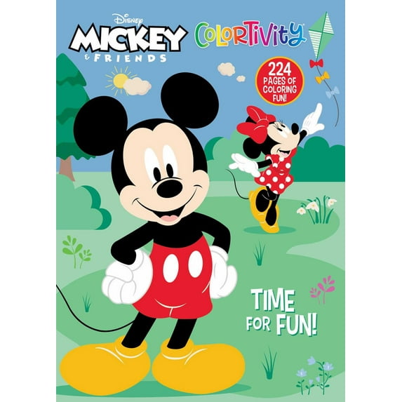 Disney Mickey and Friends: Time for Fun!: Colortivity, 224 pages (Paperback)