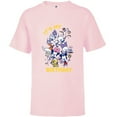 thumbnail image 1 of Disney Mickey and Friends Whimsical It’s My Birthday - Short Sleeve T-Shirt for Kids - Customized-Soft Pink, 1 of 5
