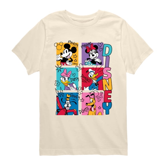 Disney - Mickey and Friends Yearbook Boys' Short Sleeve Graphic T-Shirt