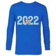 thumbnail image 1 of Disney Mickey and Minnie 2022 New Year’s Eve - Long Sleeve T-Shirt for Men – Customized-Royal, 1 of 5