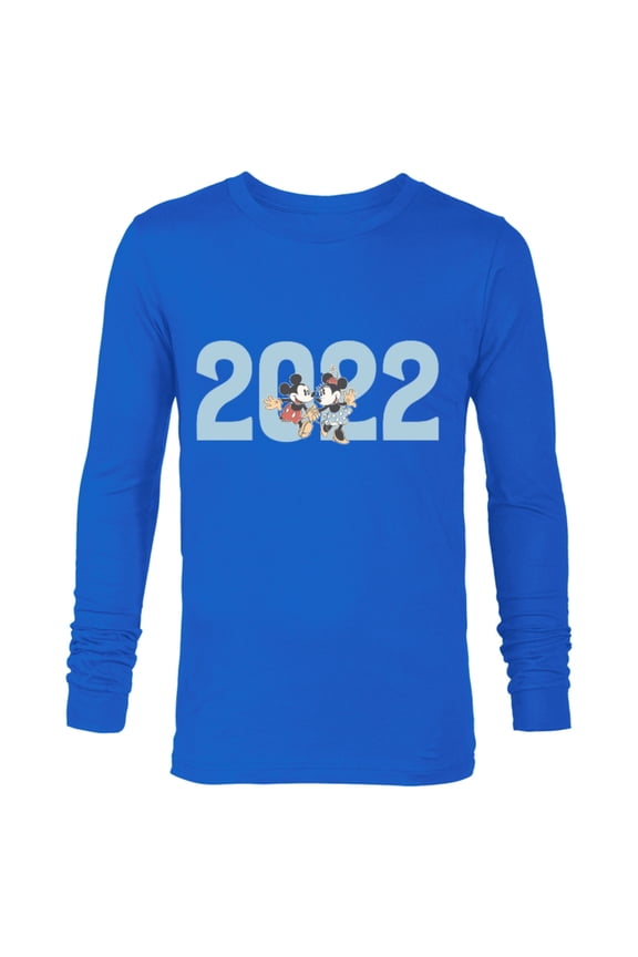 Mickey and Minnie 2022 New Year’s Eve - Long Sleeve T-Shirt for Men – Customized-Royal