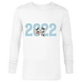 thumbnail image 1 of Disney Mickey and Minnie 2022 New Year’s Eve - Long Sleeve T-Shirt for Men – Customized-White, 1 of 5