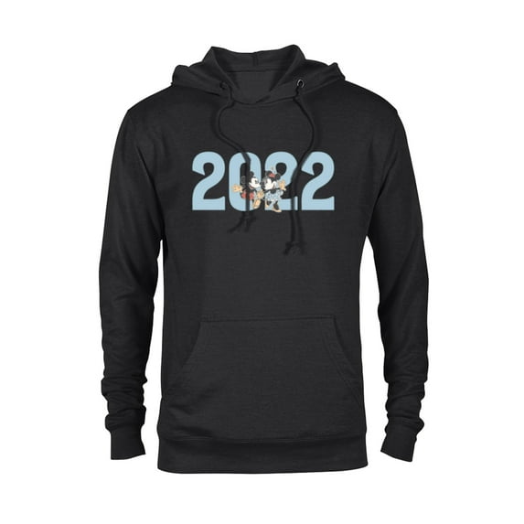 Disney Mickey and Minnie 2022 New Year’s Eve - Pullover Hoodie for Adults – Customized-Black