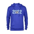 thumbnail image 1 of Disney Mickey and Minnie 2022 New Year’s Eve - Pullover Hoodie for Adults – Customized-Royal Heather, 1 of 5