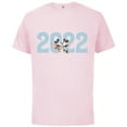 thumbnail image 1 of Disney Mickey and Minnie 2022 New Year’s Eve - Short Sleeve Cotton T-Shirt for Adults - Customized-Soft Pink, 1 of 5