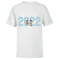 thumbnail image 1 of Disney Mickey and Minnie 2022 New Year’s Eve - Short Sleeve T-Shirt for Kids – Customized-White, 1 of 5