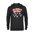 thumbnail image 1 of Disney Mickey and Minnie Always Moving Retro - Pullover Hoodie for Adults - Customized-Black, 1 of 5