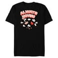 thumbnail image 1 of Disney Mickey and Minnie Always Moving - Short Sleeve Blended T-Shirt for Adults - Customized-Black, 1 of 5